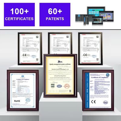Coolmay 5 Inch HMI PLC All In One Integrated Digital I/O Analog RS232 RS485 support Modbus RTU protocal Ethernet optional function For Egg Incubator