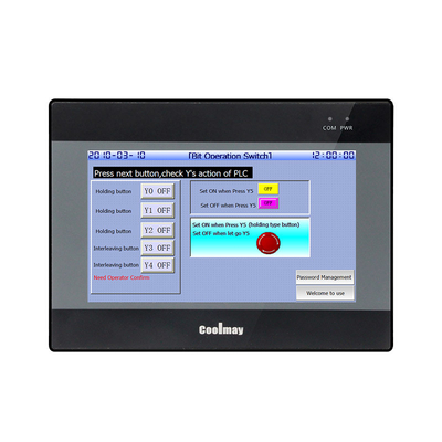 صفحه نمایش لمسی HMI مدل Coolmay TK8070H با اندازه 7 اینچ و پردازنده دو هسته ای 1 گیگاهرتز