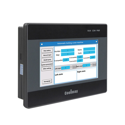صفحه نمایش لمسی 4.3 اینچی HMI PLC کنترل پنل کنترل کننده منطقی قابل برنامه ریزی PLC HMI PLC همه در یک