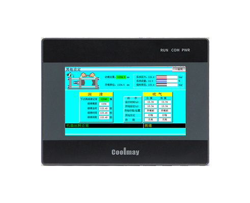 Coolmay 4.3inch HMI PLC کنترل کننده درجه حرارت تمام در یک PLC با رم 64MB